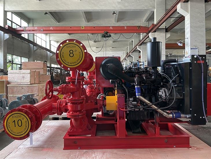 DJ Diesel Dual Power Jockey Pump Set factory