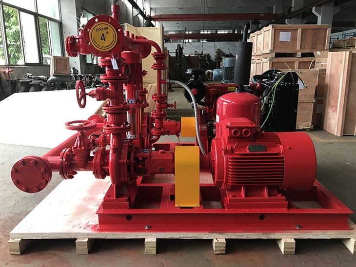 EDJ Three-in-One Dual Power Fire Pump Set factory