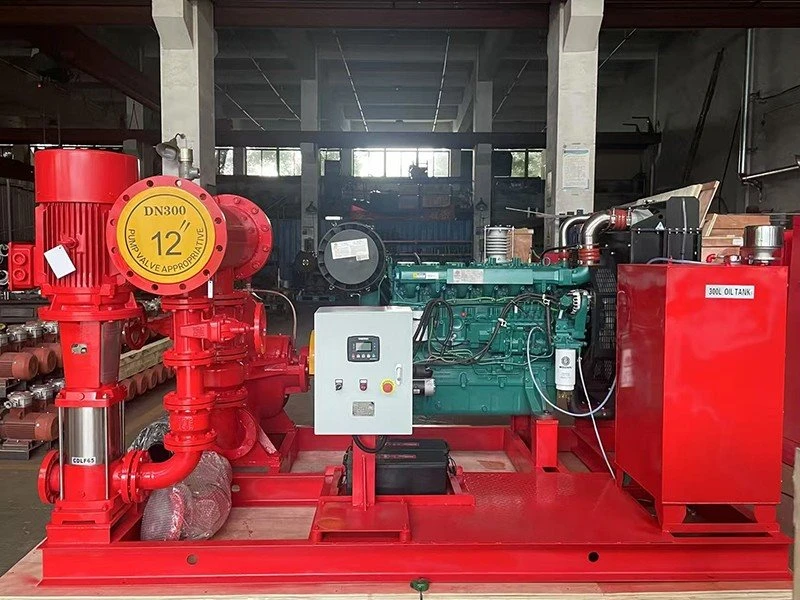 DJ Diesel Dual Power Jockey Pump Set factory