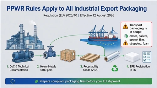EU PPWR Regulation Takes Effect From 12 August 2026