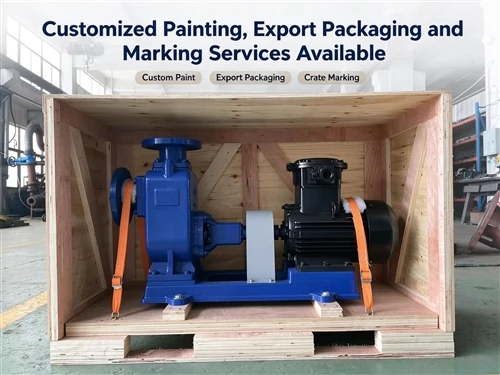 Customized Painting, Export Packaging and Marking Services Available